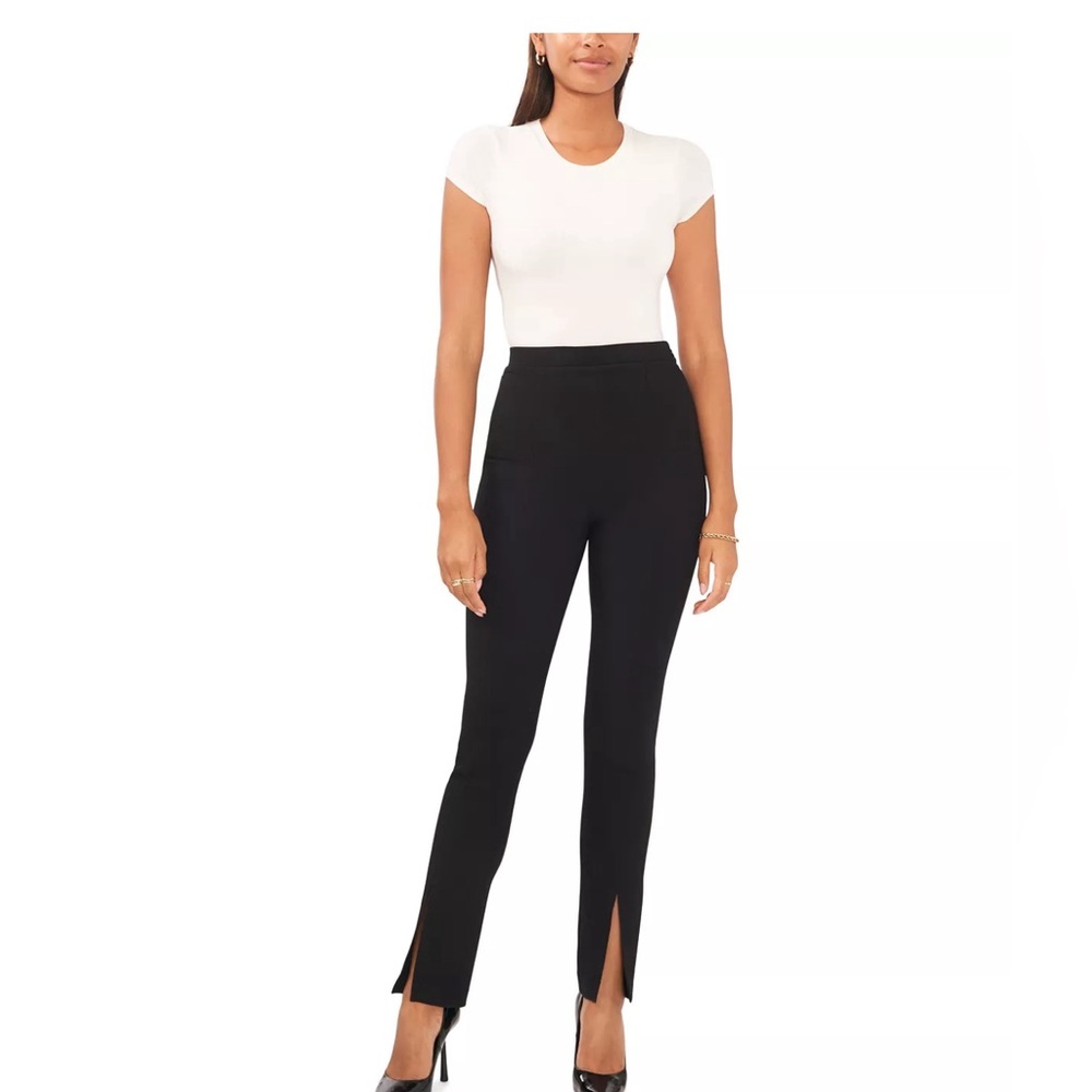 1.STATE Women's Straight Leg Front Slit Ankle Pant
Sz 2